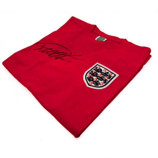 England FA Sir Geoff Hurst Signed Shirt - Man of The Match Football