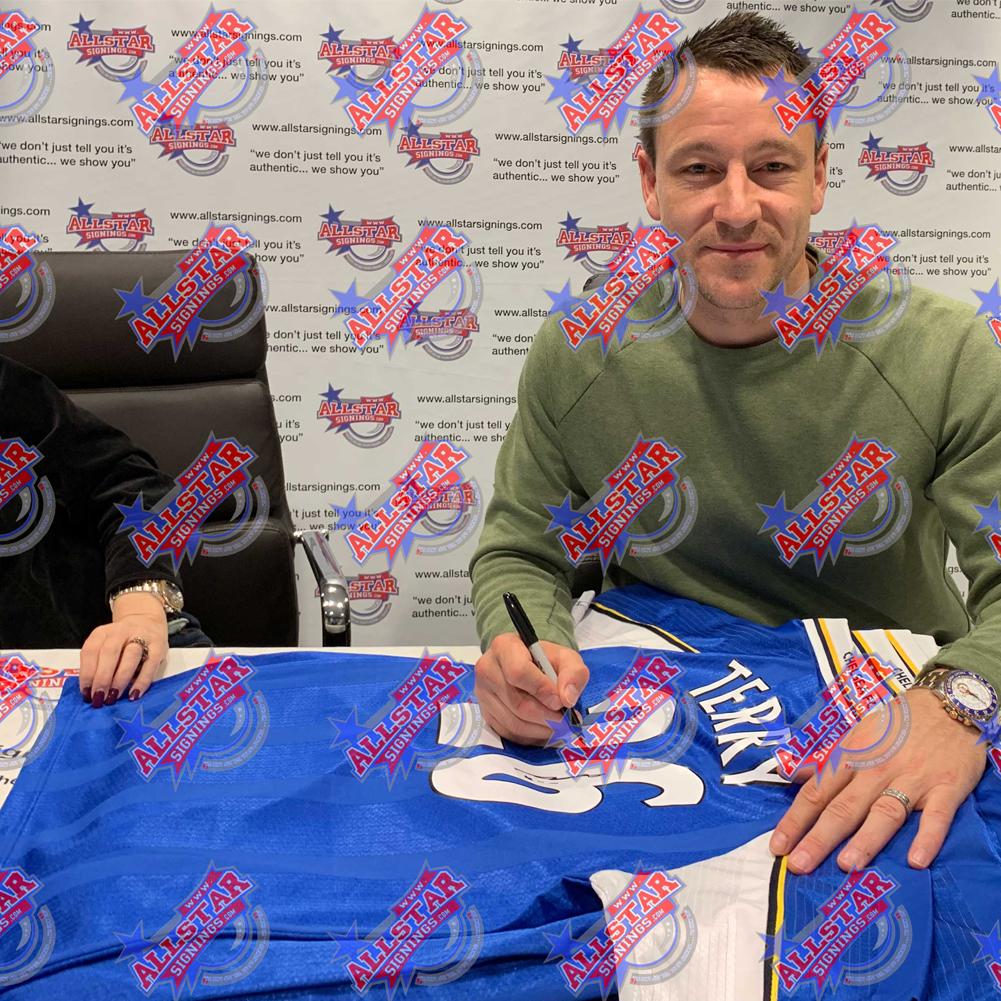 Chelsea FC Terry Signed Shirt - Man of The Match Football