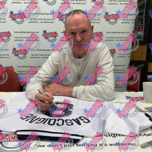 Tottenham Hotspur FC Gascoigne Signed Shirt - Man of The Match Football