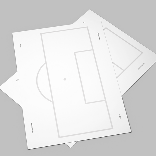 Printable Football Coach Tactics Sheets Playbook Set | Digital Download