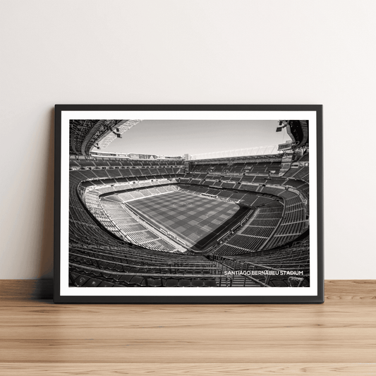Santiago Bernabeu Real Madrid Stadium Photography Print - Man of The Match Football
