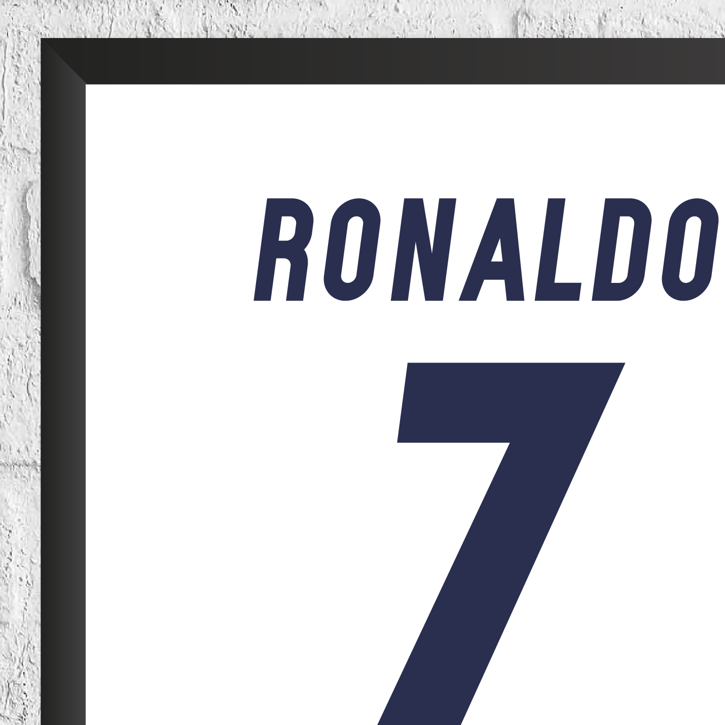 Cristiano Ronaldo Legend Stats Print - Man of The Match Football