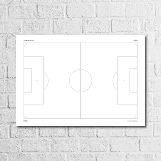 Football Pitch Tactics Sheet for Coaches | Digital Download