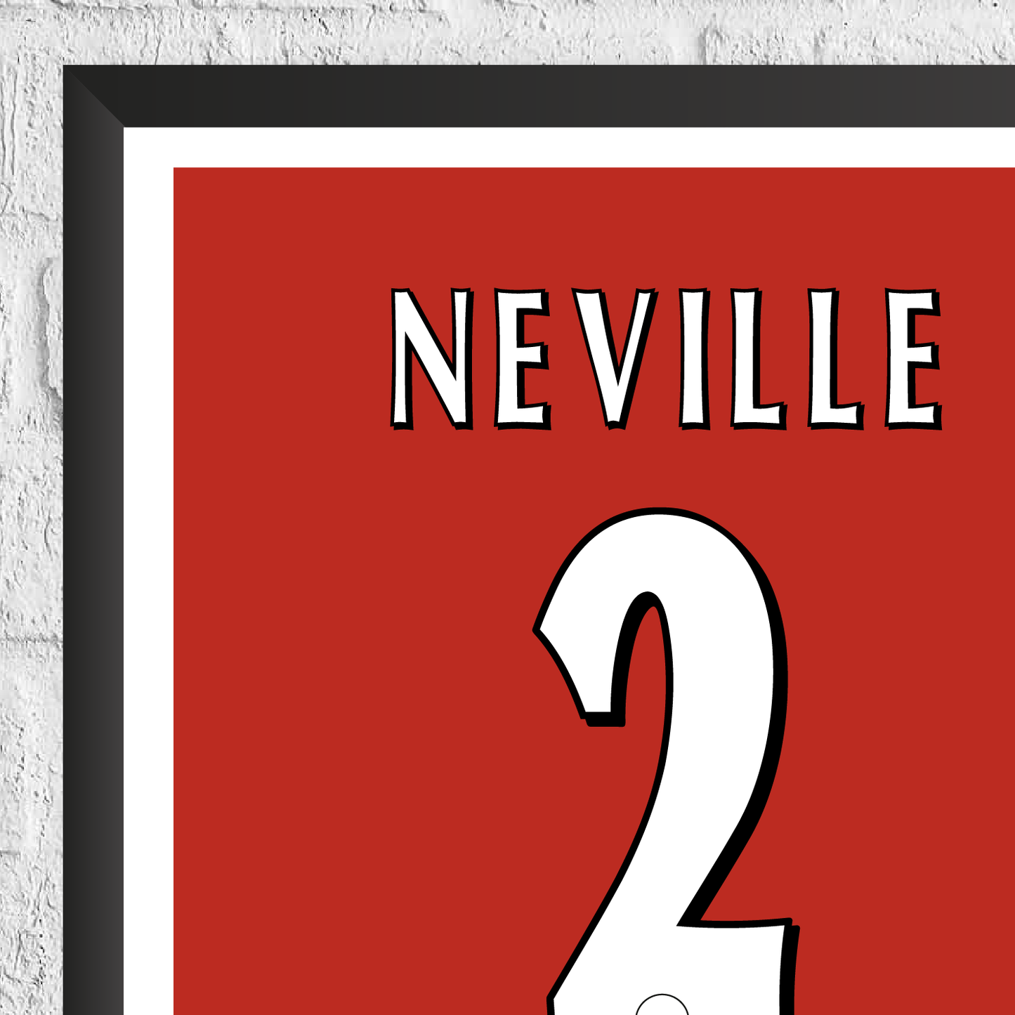 Gary Neville Legend Stats Print