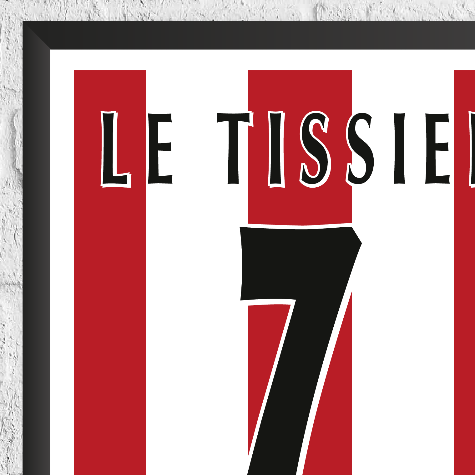 Matt Le Tissier Legend Stats Print - Man of The Match Football