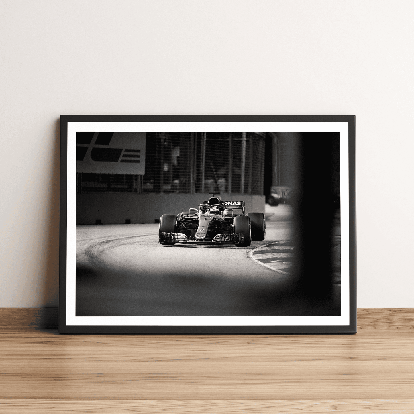 Mercedes AMG Petronas Lewis Hamilton Formula 1 Car Art Print