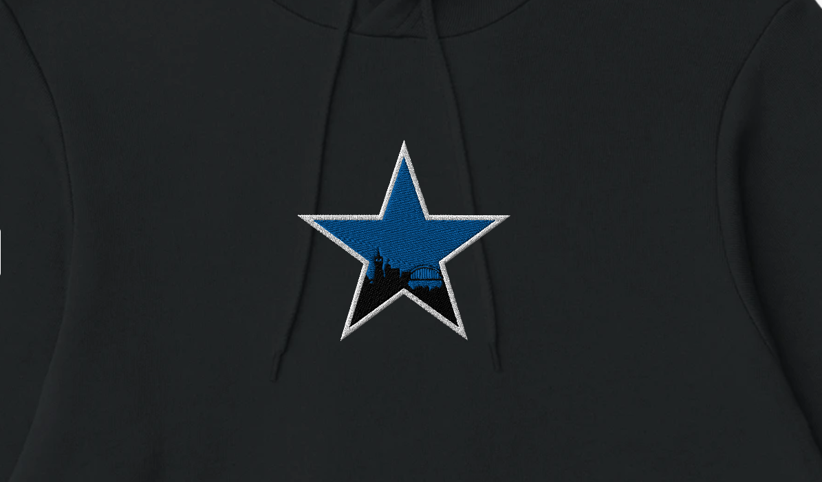 Newcastle Star Embroidered Hoodie