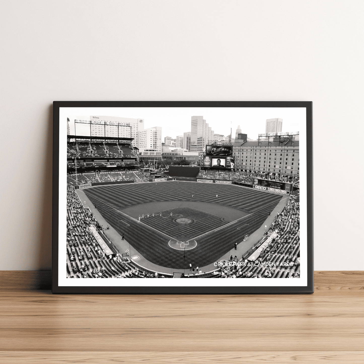 Oriole Park at Camden Yards Baltimore Orioles Baseball Stadium Print