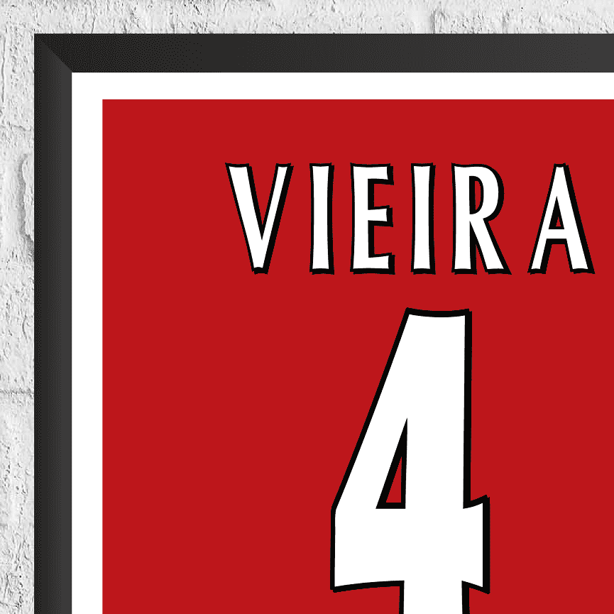 Patrick Vieira Legend Stats Print - Man of The Match Football