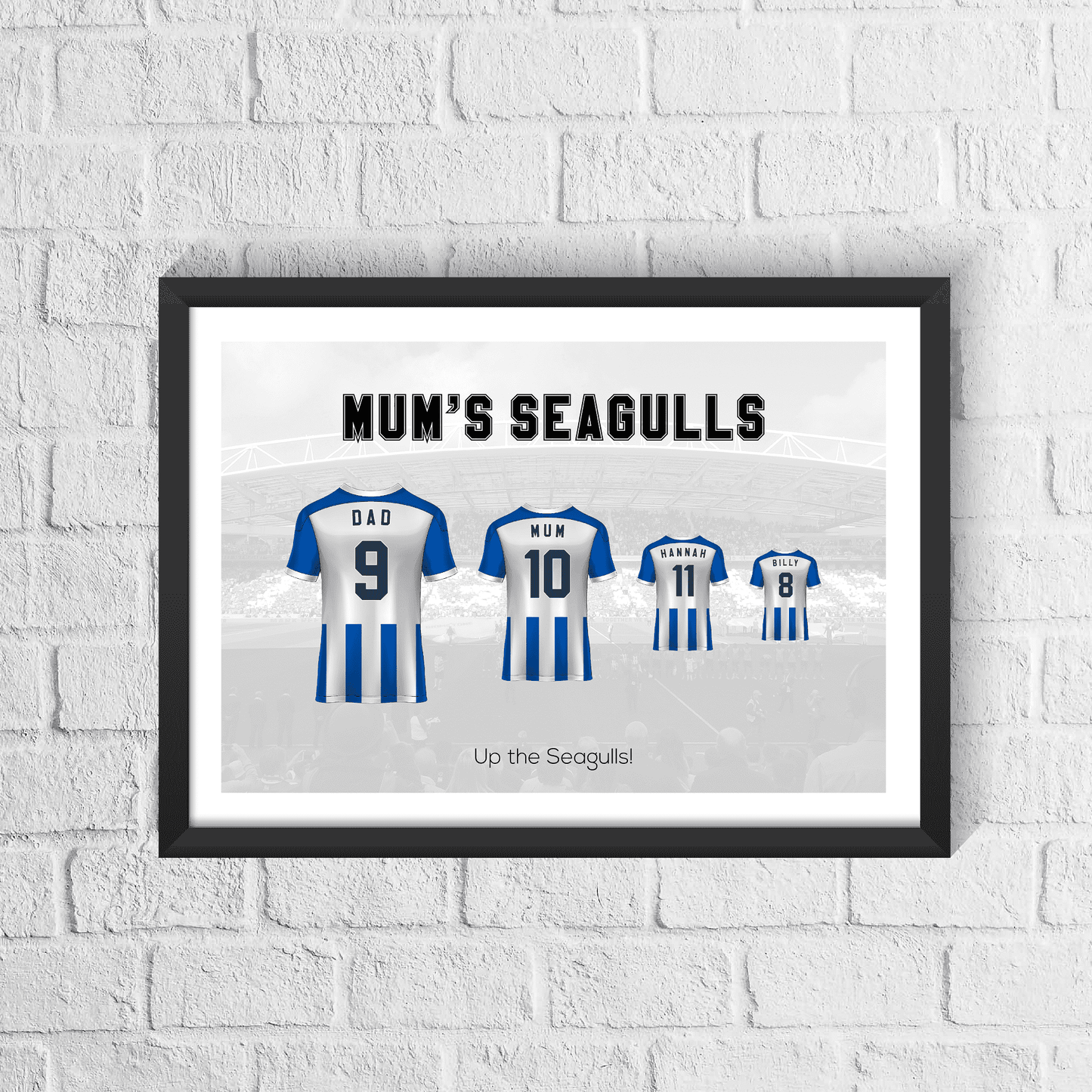 Personalised Brighton Family Print