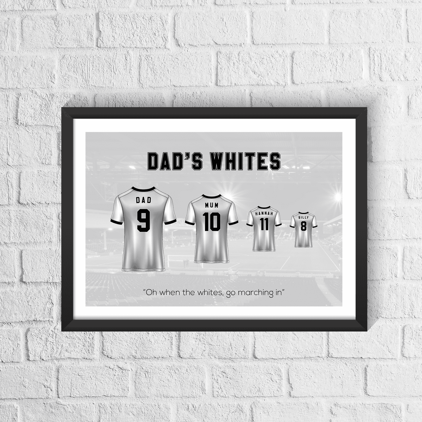 Personalisierter Chelsea-Familiendruck