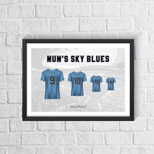Personalised City Family Print