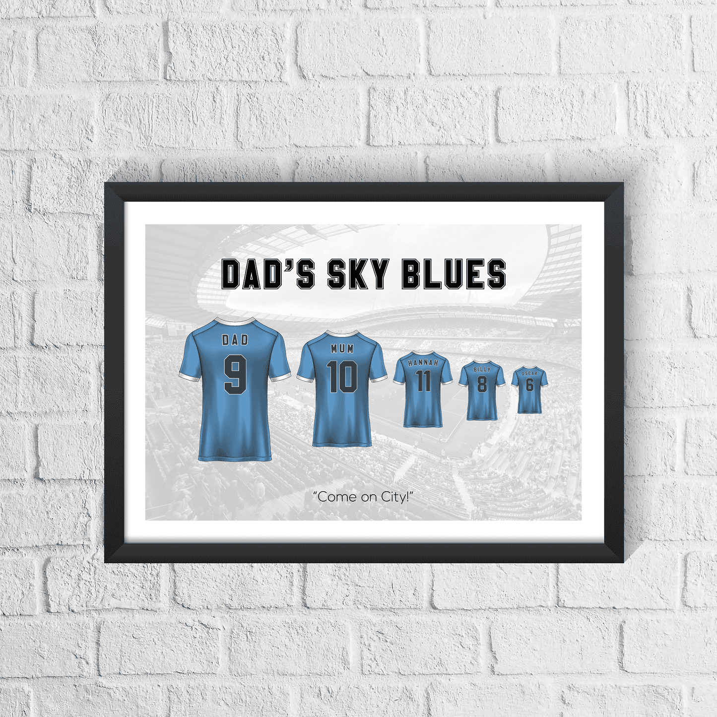 Personalised City Family Print