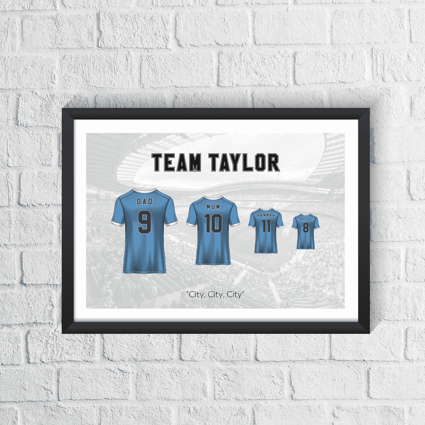 Personalised City Family Print