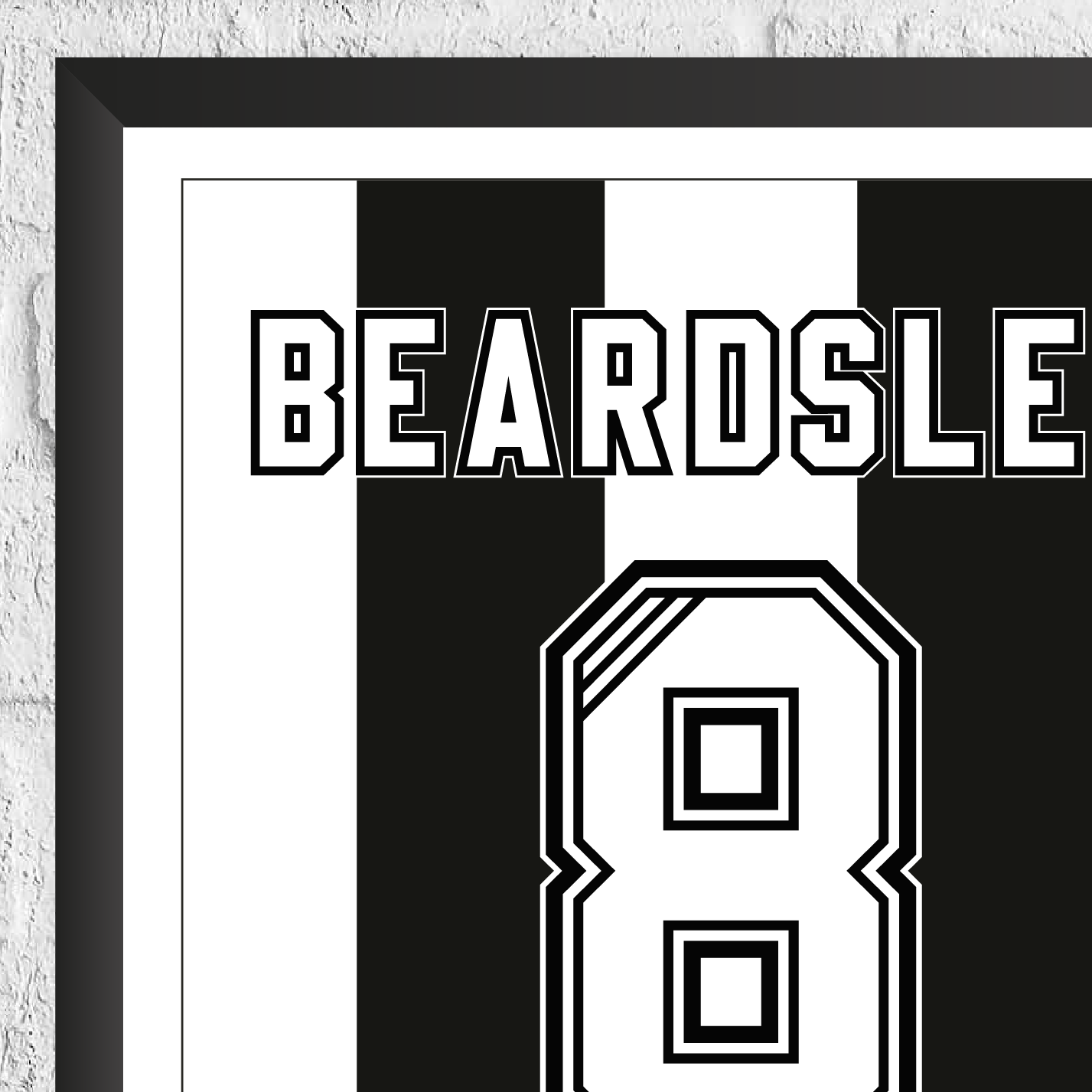 Peter Beardsley Legend Stats Print
