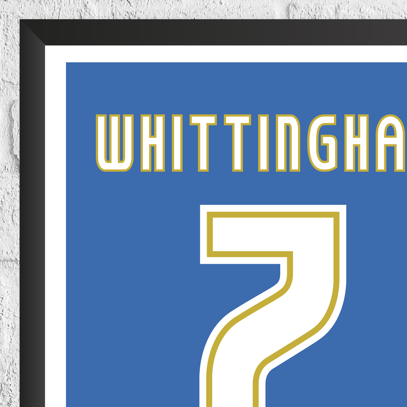 Peter Whittingham Legend Stats Print - Man of The Match Football