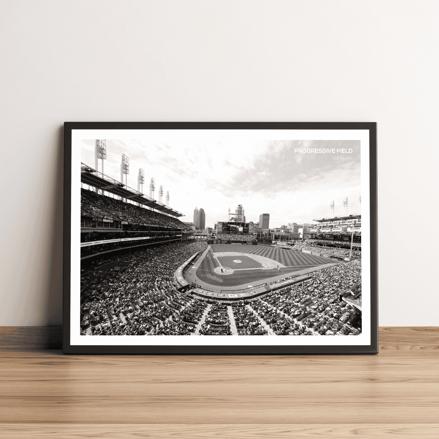 Progressive Field Cleveland Guardians Ohio Baseball Stadium Print
