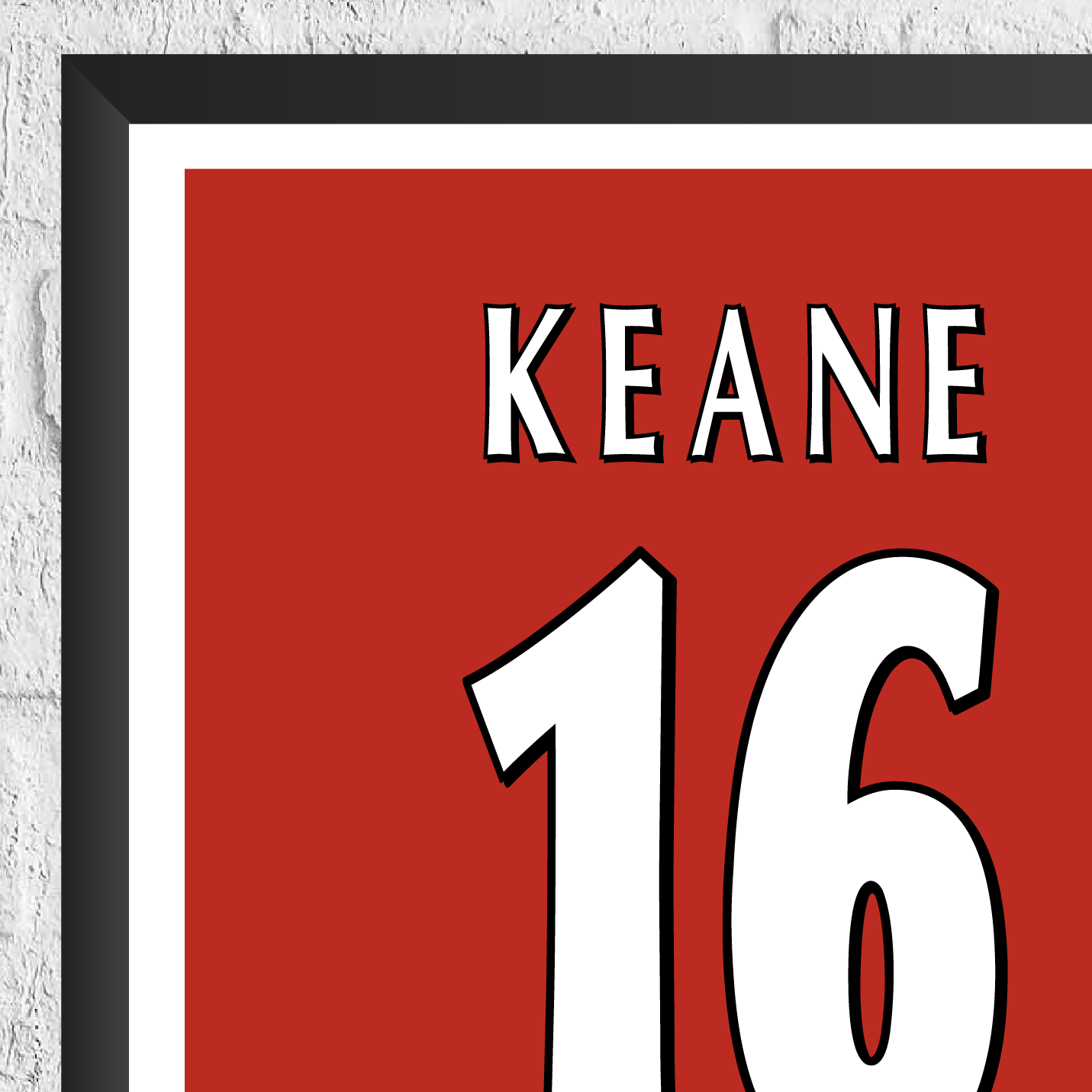 Roy Keane Legend Stats Print - Man of The Match Football