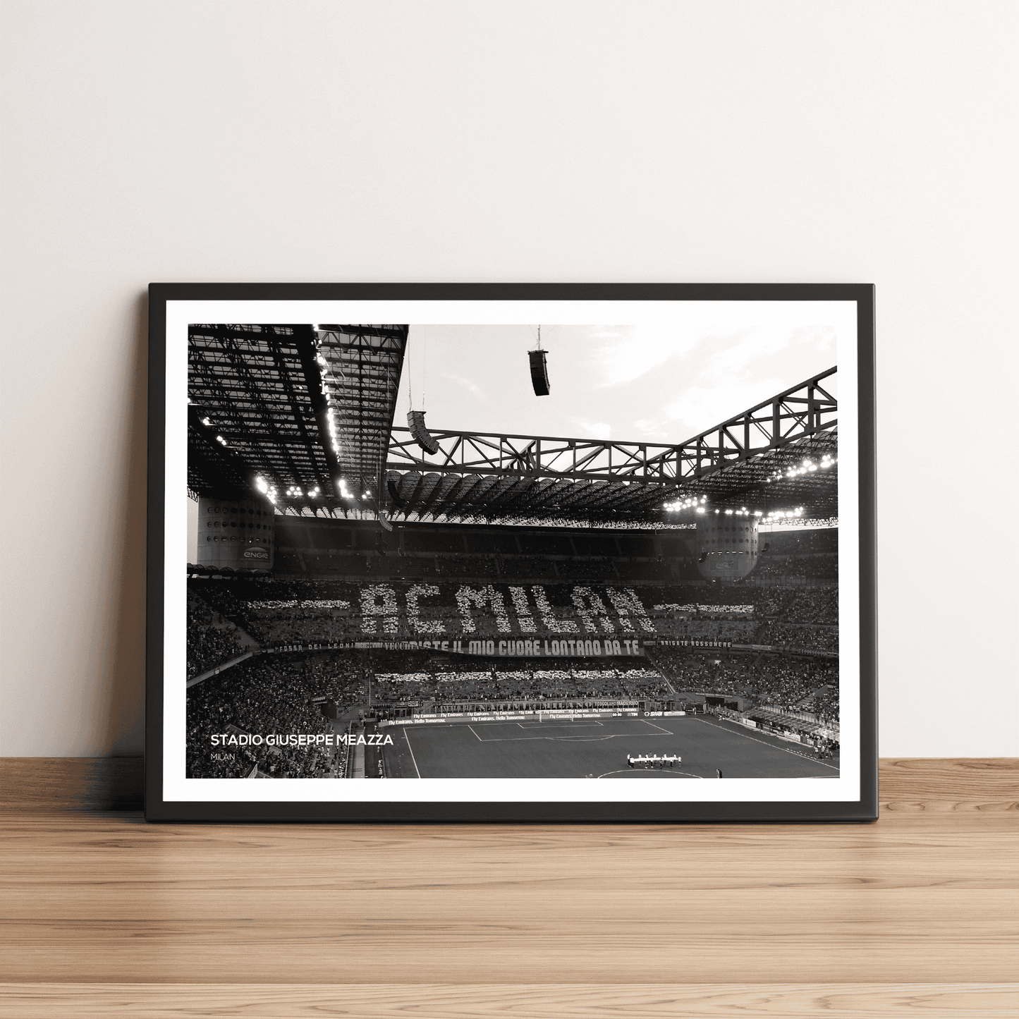 San Siro AC & Inter Milan Inside Stadium Photography Print - Man of The Match Football