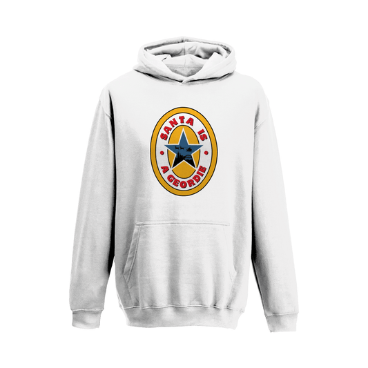 Santa is a Geordie Newcastle Christmas Hoodie