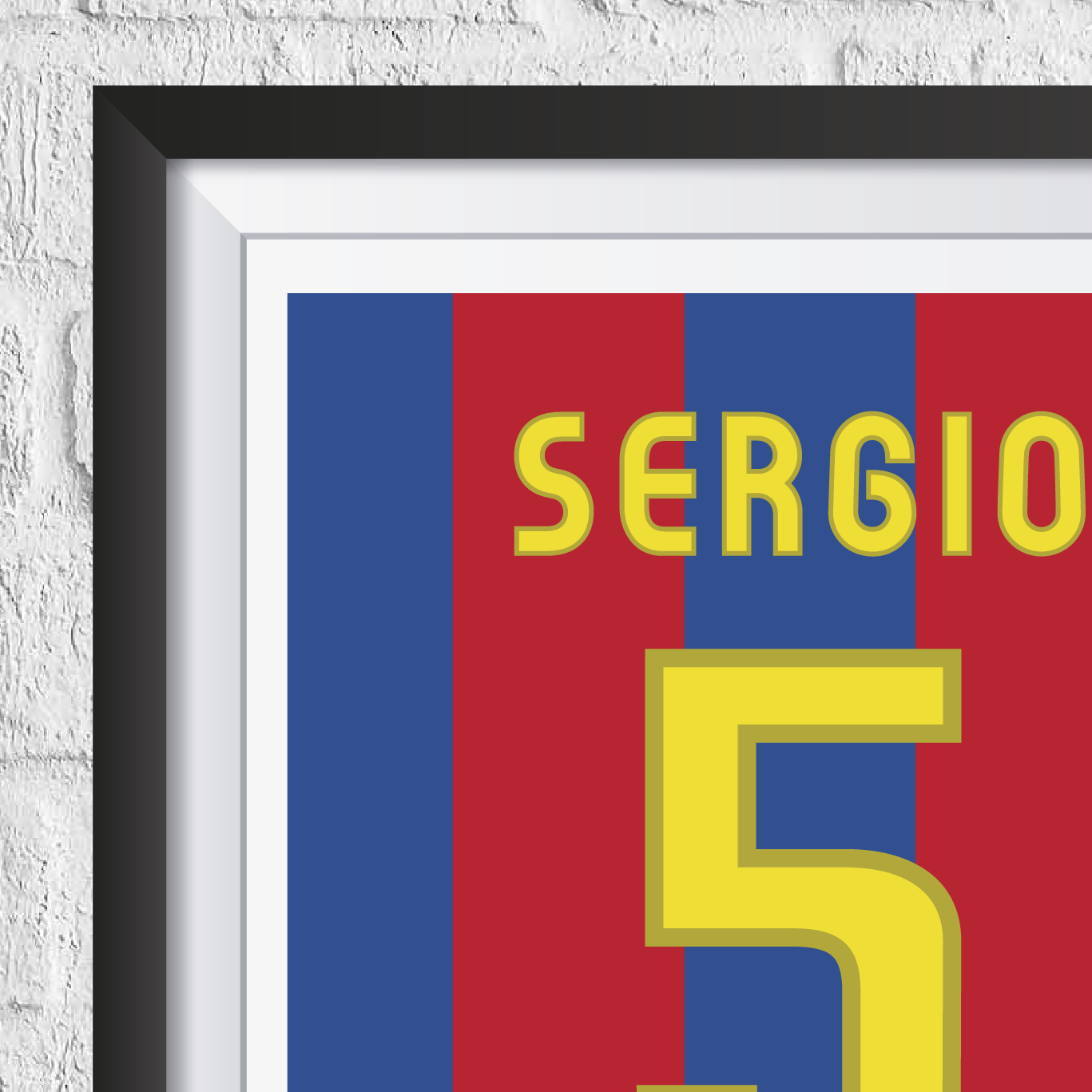 Lionel Messi FC Barcelona Legend Statistikdruck