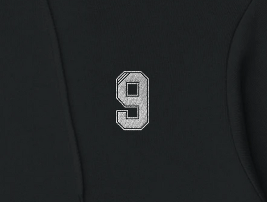 Alan Shearer Newcastle Number 9 Embroidered Hoodie