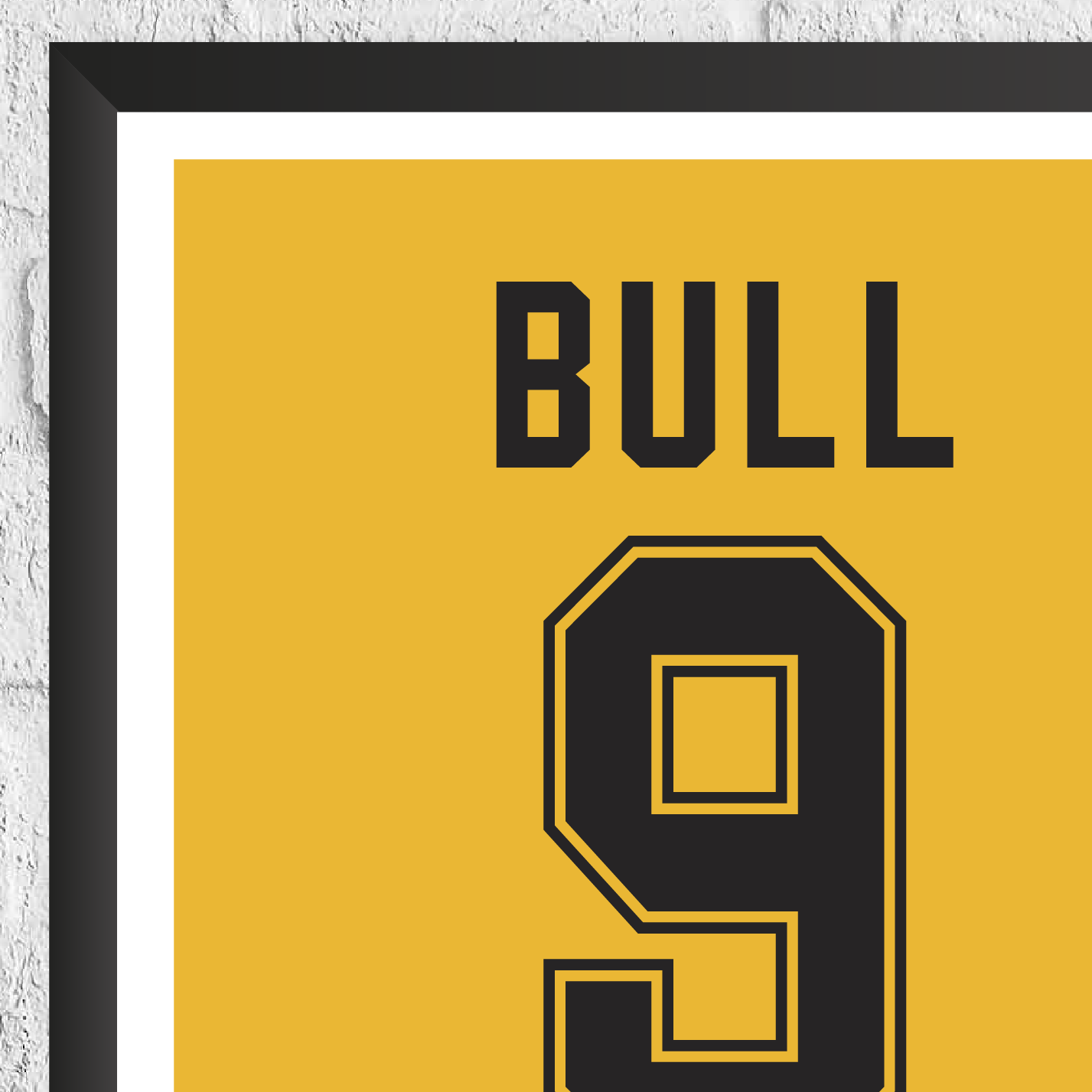 Steve Bull Legend Stats Print - Man of The Match Football