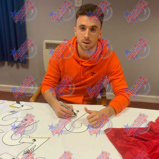 Liverpool FC Jota Signed Shirt - Man of The Match Football