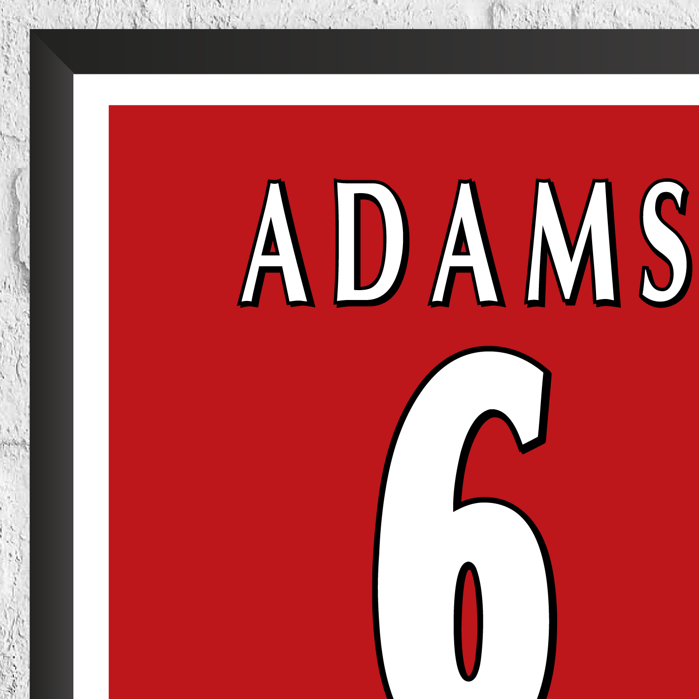 Tony Adams Legend Stats Print - Man of The Match Football