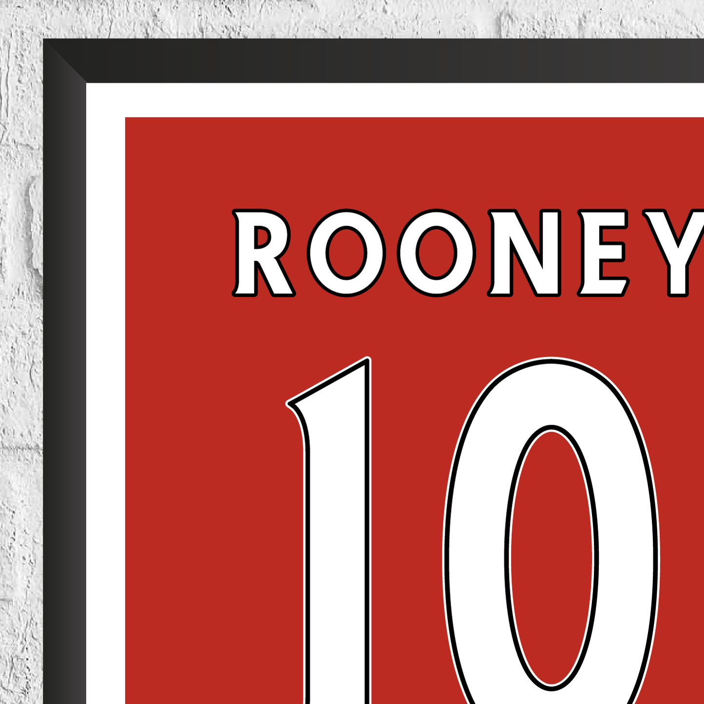 Wayne Rooney Legend Stats Print - Man of The Match Football