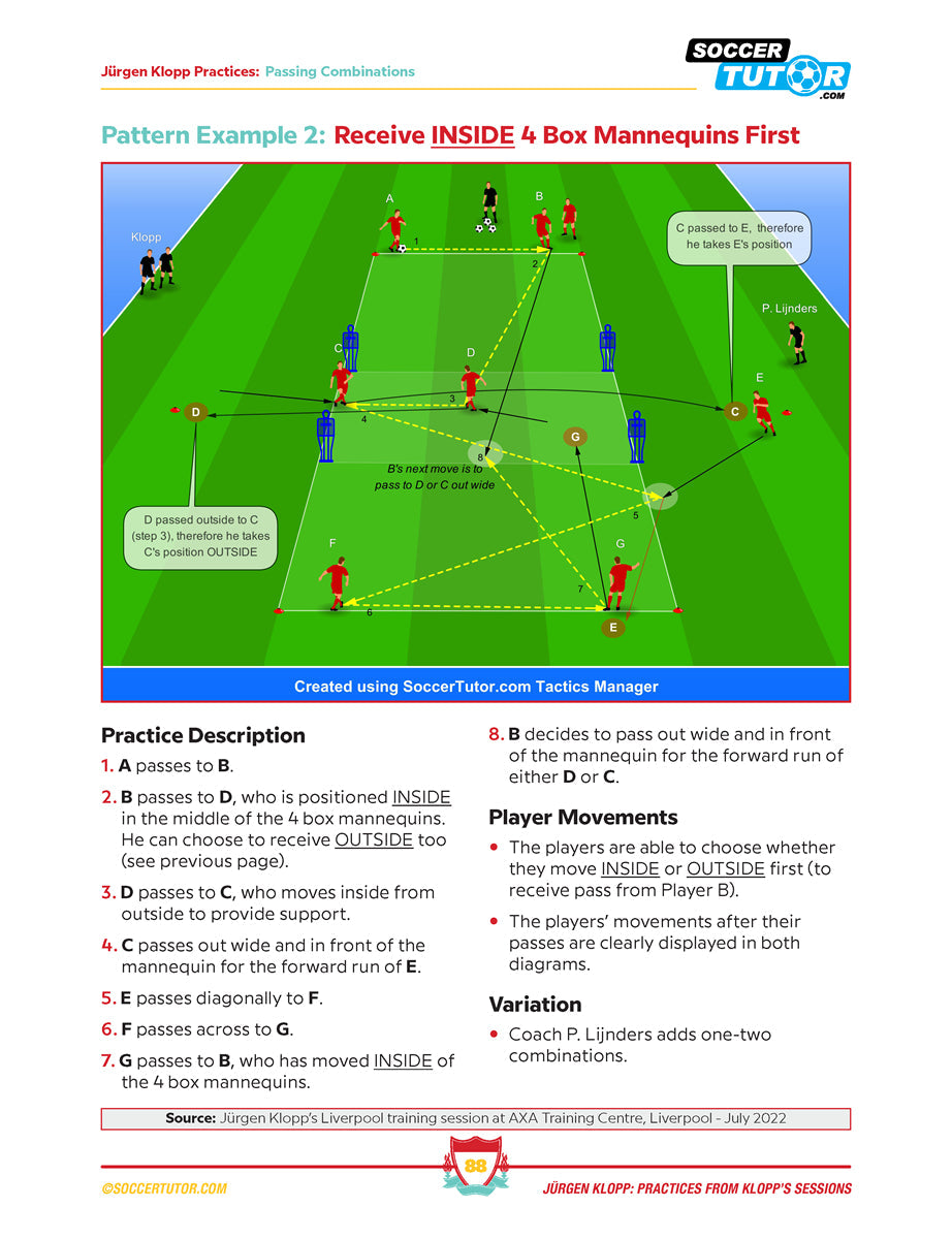 Jurgen Klopp - 102 Passing, Counter-pressing Possession Games, Speed & Warm-ups Direct from Klopp's Training Sessions - Vol.1