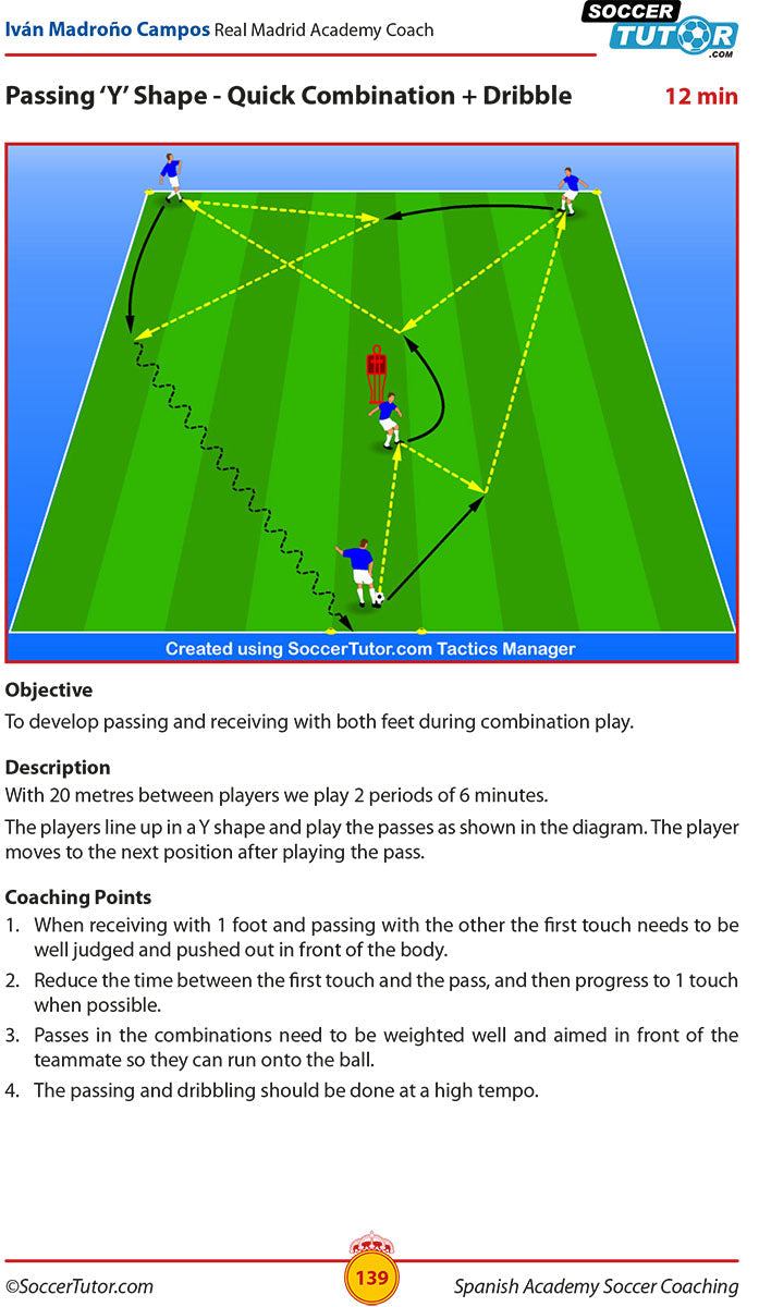 Spanish Academy Soccer Coaching - 120 Practices from the Coaches of Real Madrid, Atlético Madrid & Athletic Bilbao
