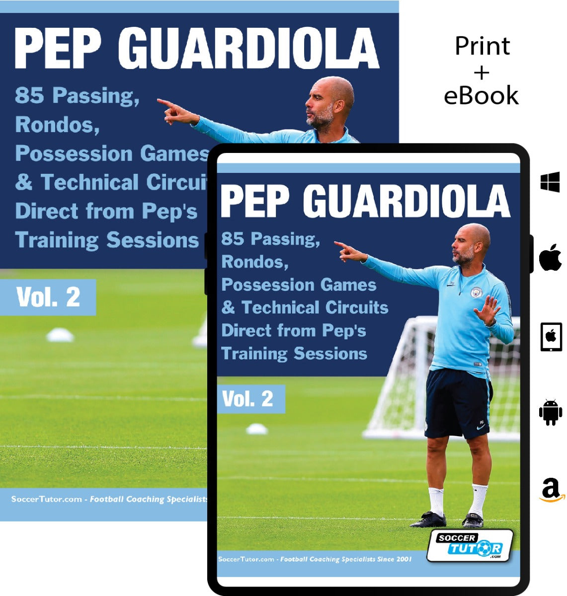 Pep Guardiola - 85 Passing, Rondos, Possession Games & Technical Circuits Direct from Pep's Training Sessions