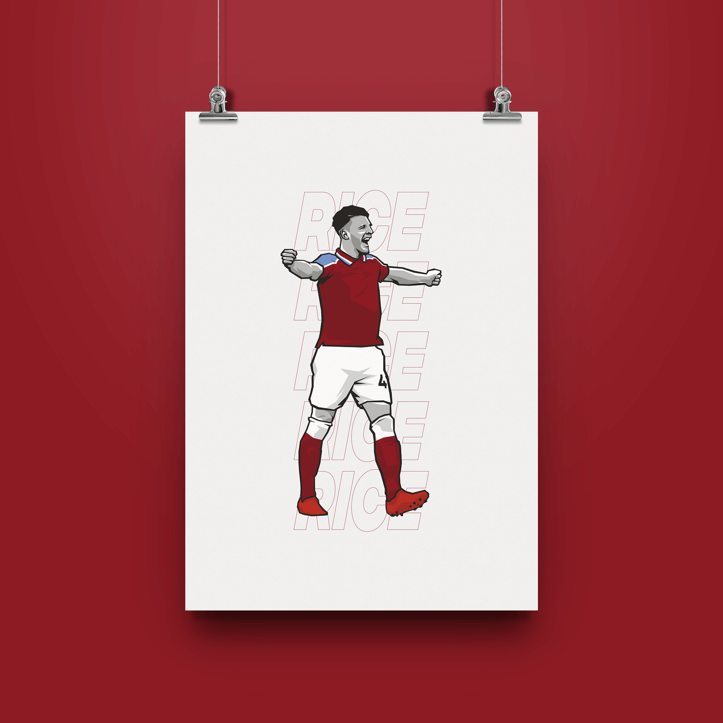 Declan Rice West Ham Print