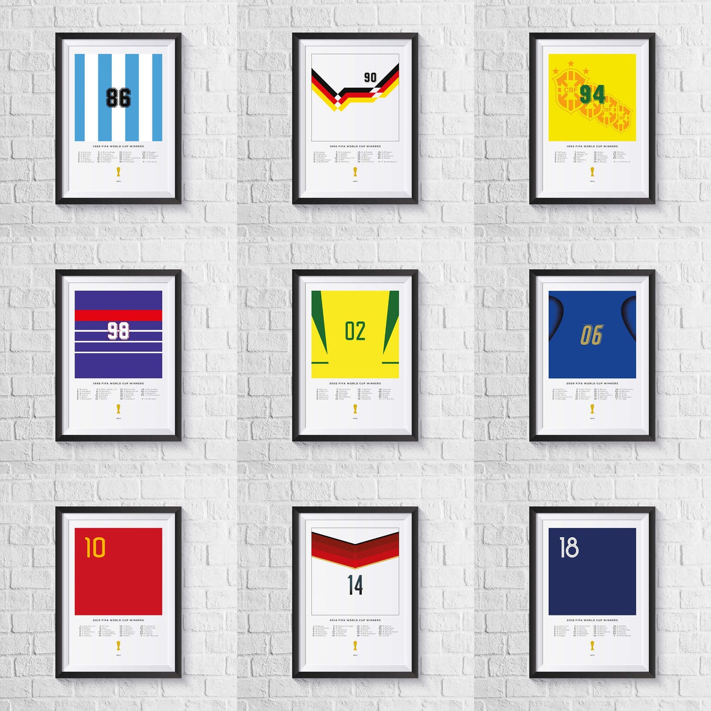 Germany 2014 World Cup Squad Print - Man of The Match Football