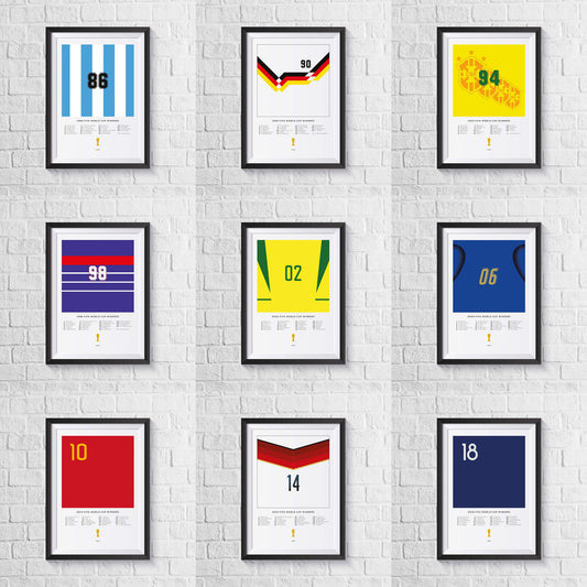 Germany 2014 World Cup Squad Print - Man of The Match Football