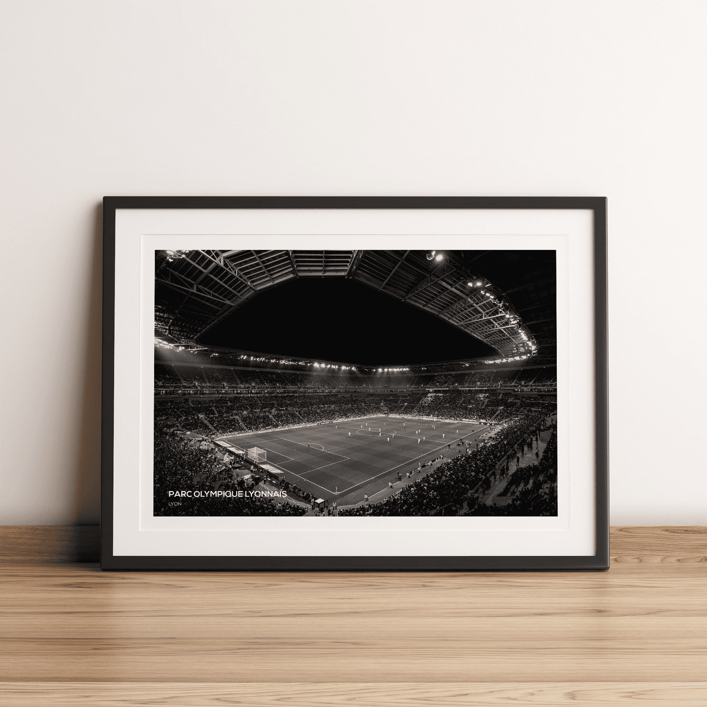 Fotografie-Druck des Parc Olympique Lyonnais-Stadions