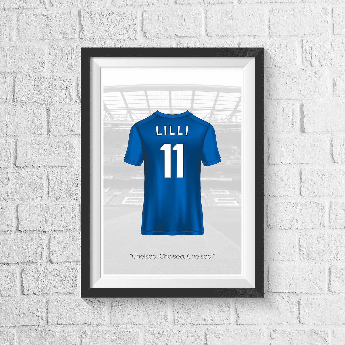 Personalised London Blues Fan Shirt Print