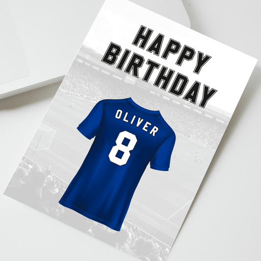 Personalised Leicester City Birthday Card