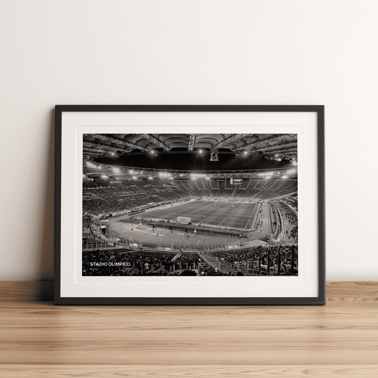Stadio Olimpico AS Rom SS Lazio Stadion Fotografie Druck