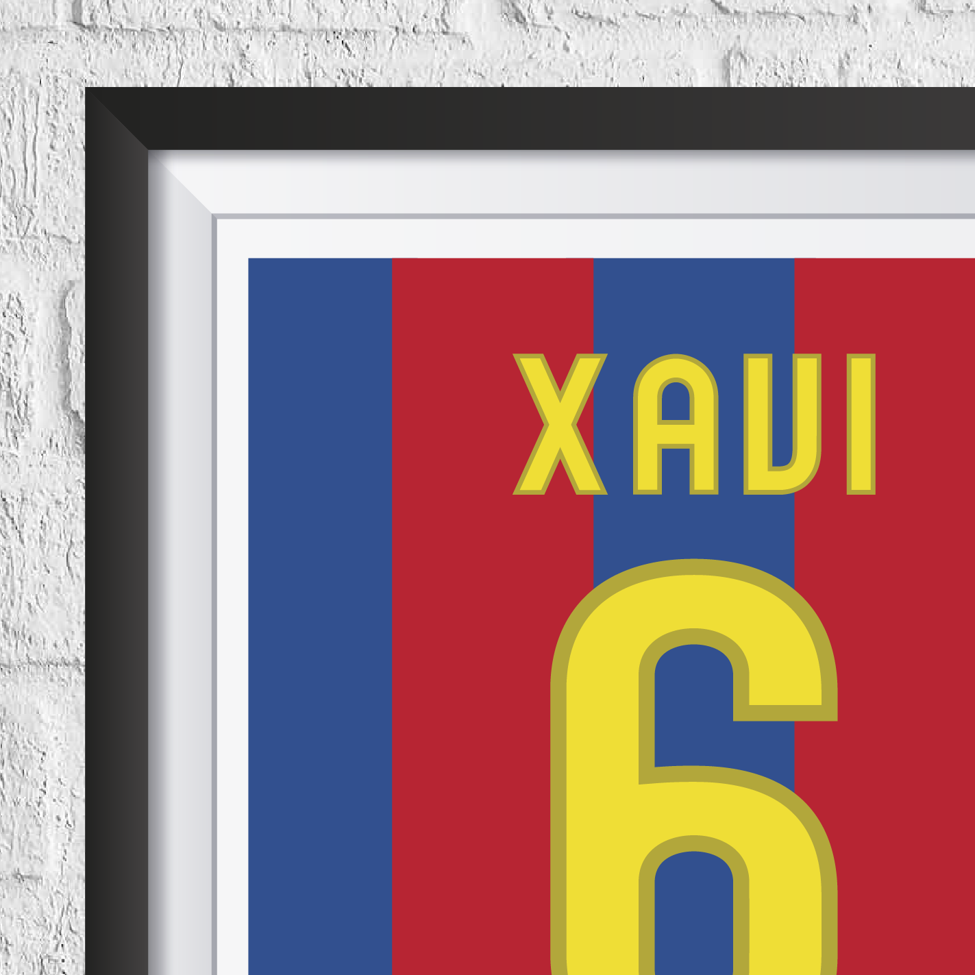 Lionel Messi FC Barcelona Legend Statistikdruck