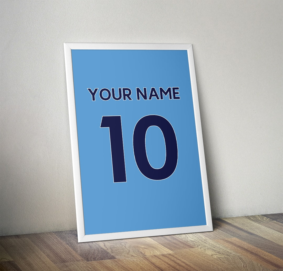 Personalised Football Shirt Print - Man of The Match Football