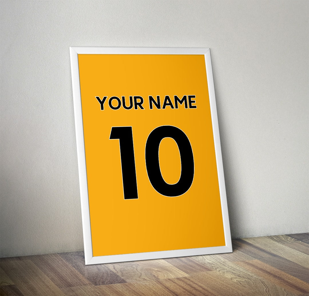 Personalised Football Shirt Print - Man of The Match Football