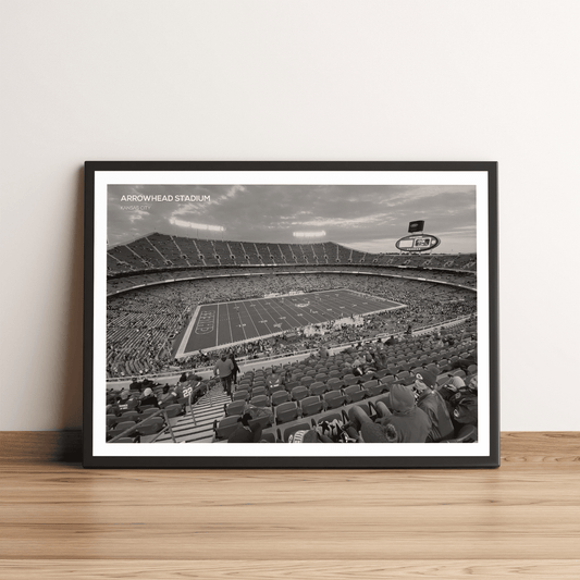 Arrowhead Stadium Kansas City Chiefs NFL Football Stadium Print
