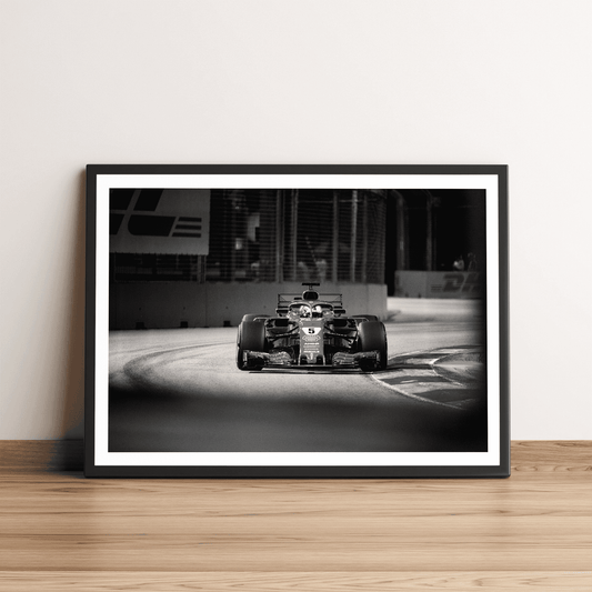 Ferrari Sebastian Vettel Formula 1 Art Print