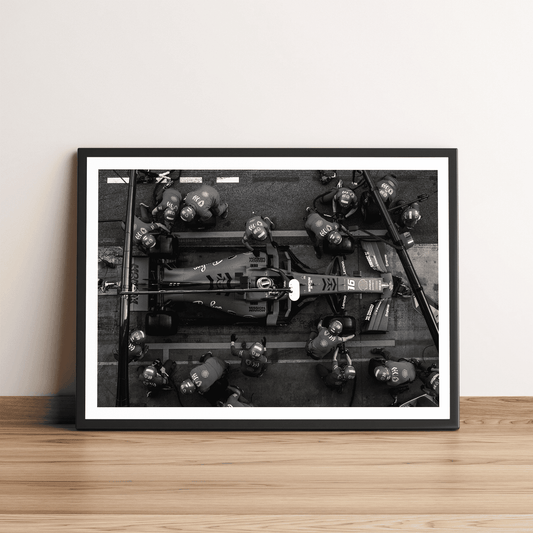 Ferrari Formula 1 Pitstop Art Print