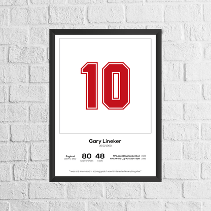 Bobby Charlton Inglaterra Leyenda Estadísticas Imprimir