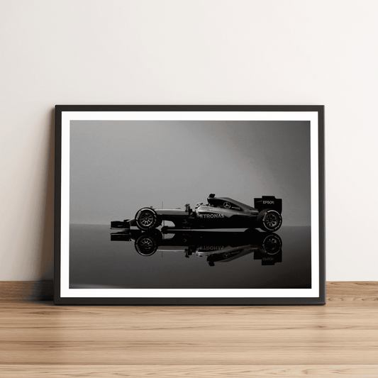 Mercedes AMG Petronas Formula 1 Car Art Print