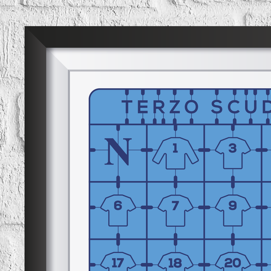 Napoli Terzo Scudetto Serie A 2022-23 Winners Print