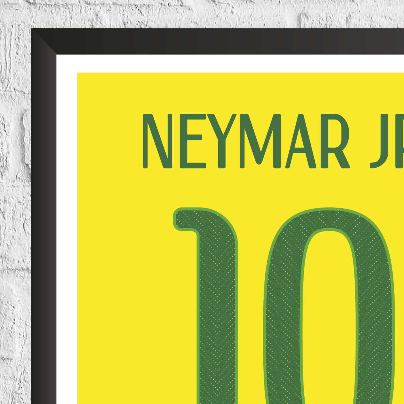 Ronaldo R9 Brasilien Legend Statistikdruck